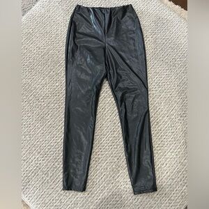 EXPRESS Faux Leather Leggings, EUC!